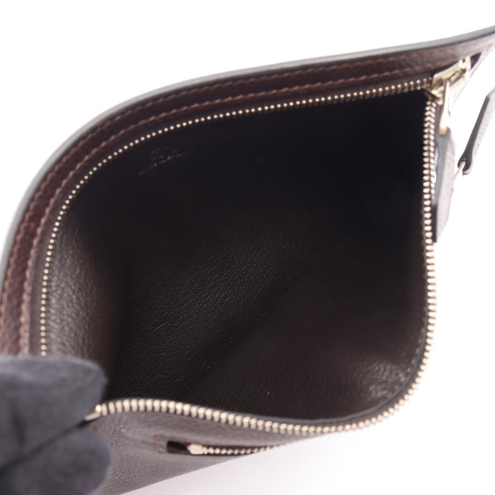 エルメス ジップサック シェーブル 長財布