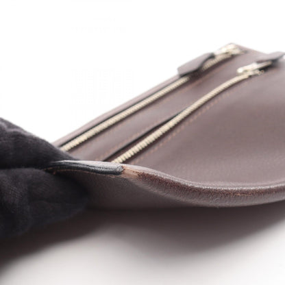 エルメス ジップサック シェーブル 長財布