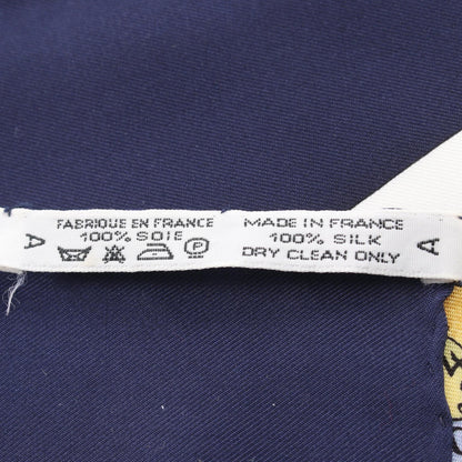 エルメス カレ90 Parmi les fleurs je compte les heures シルクスカーフ