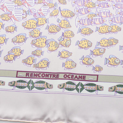 エルメス カレ90 RENCONTRE OCEANE シルクスカーフ