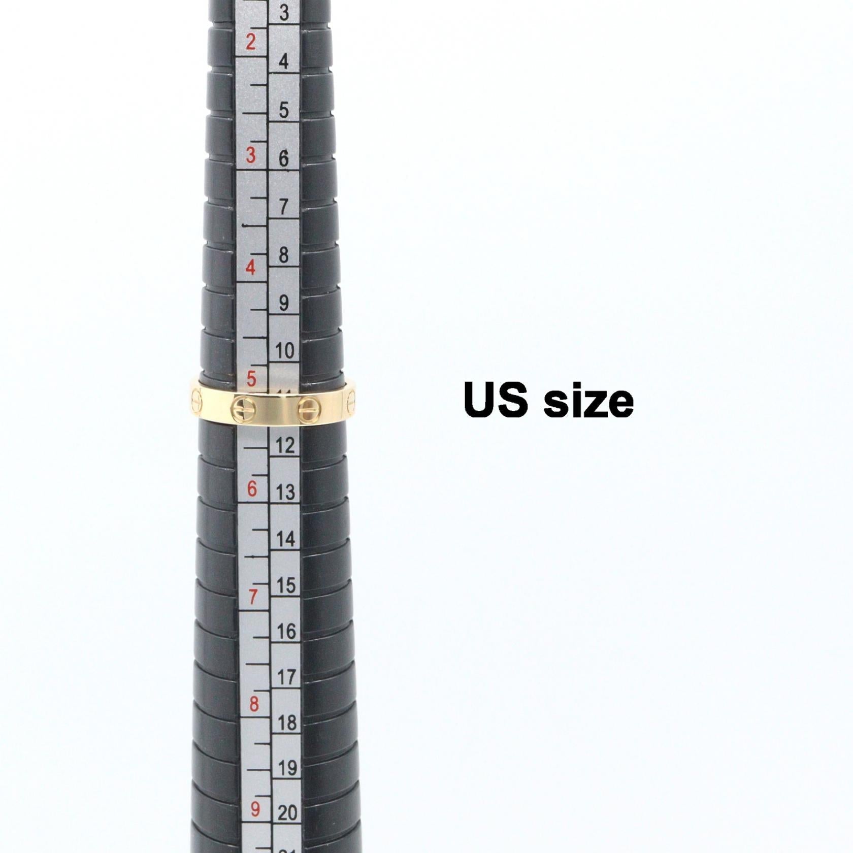 カルティエ ミニラブ Au750 リング 9号