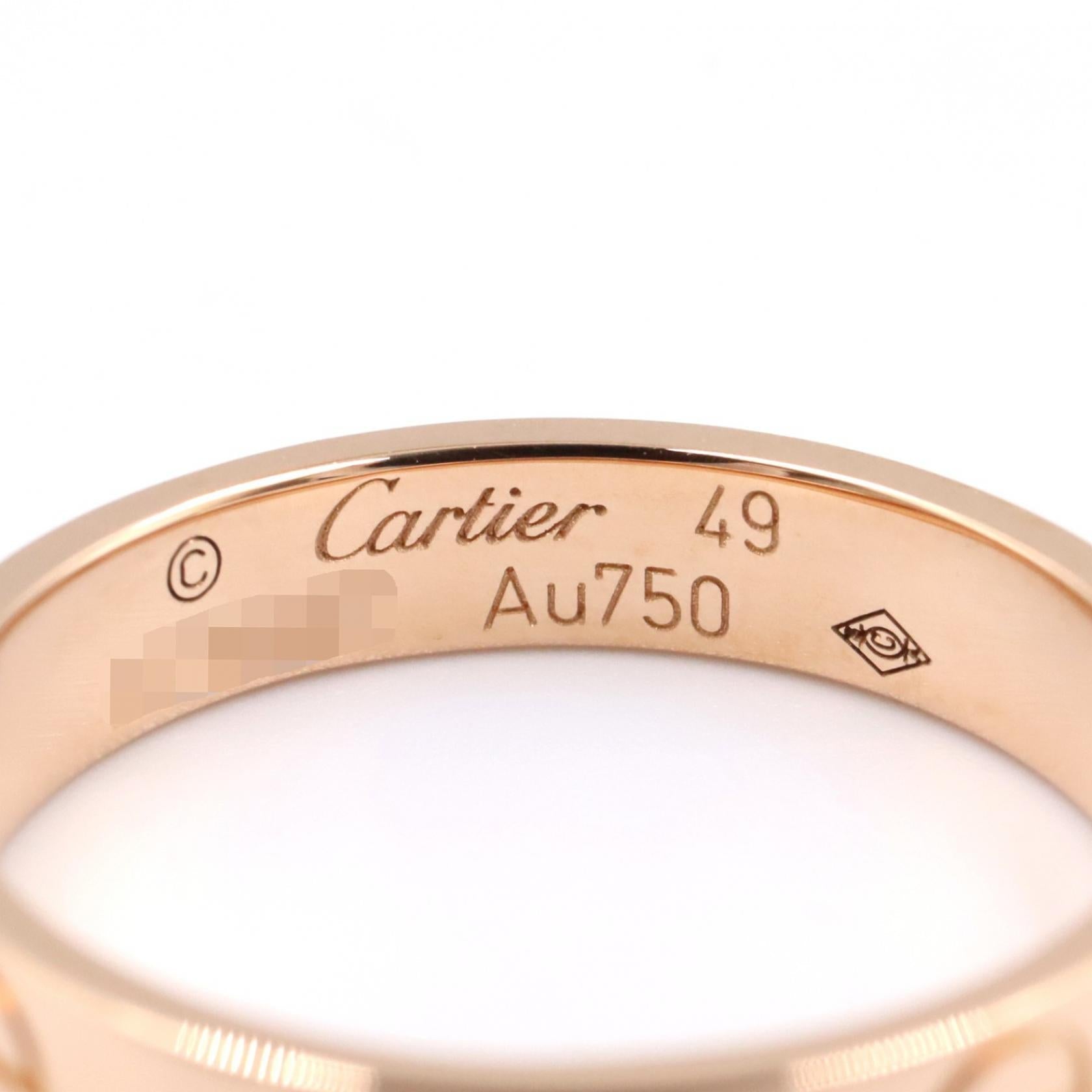カルティエ ミニラブ Au750 リング 49号
