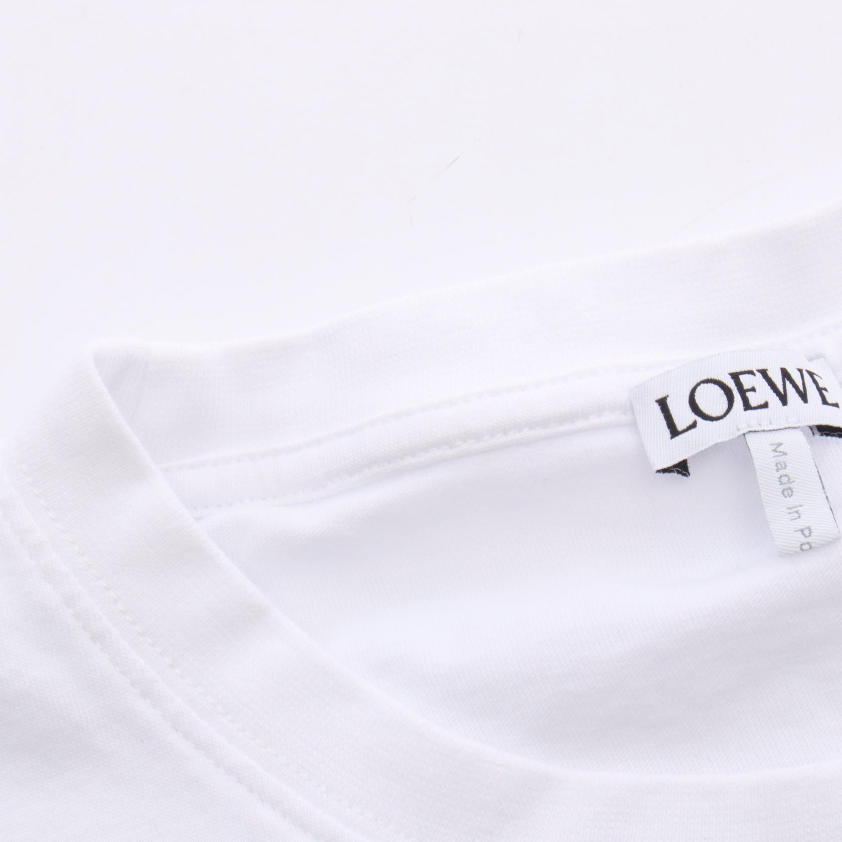 ロエベ 刺繍コットンTシャツ