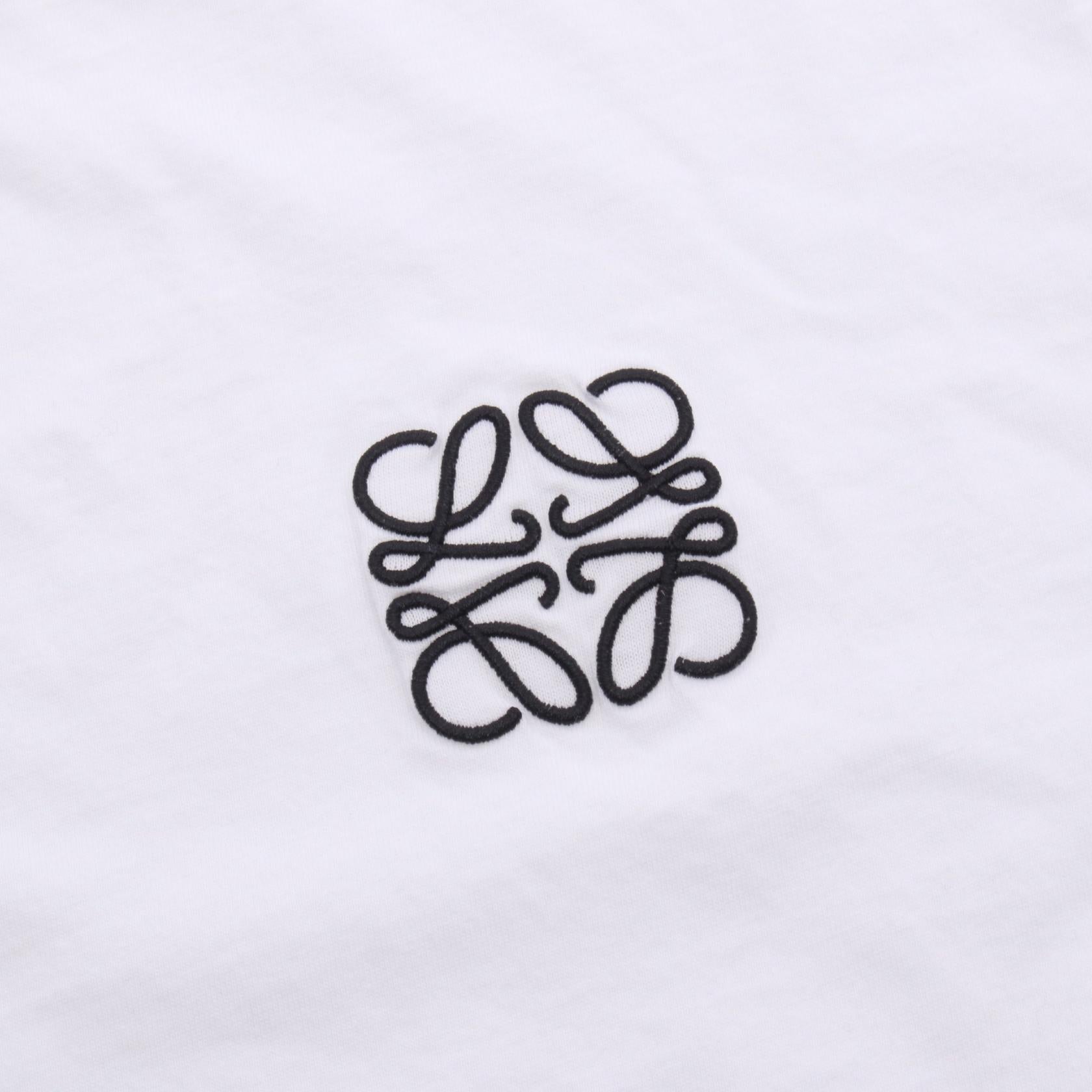 ロエベ 刺繍コットンTシャツ