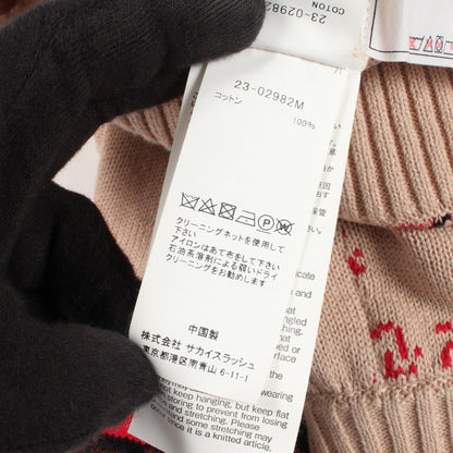 サカイ Sacai × Eric Haze コットンニットトップス