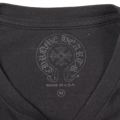 クロムハーツ スクロールラベル コットン 半袖Tシャツ