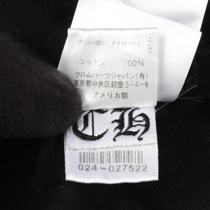 クロムハーツ スクロールラベル コットン 半袖Tシャツ