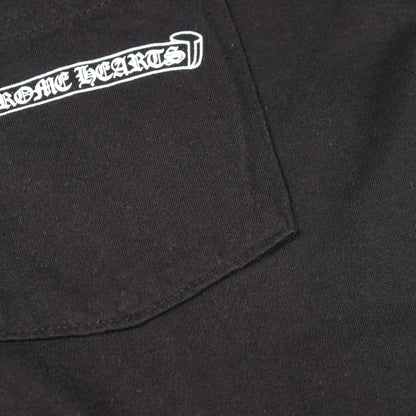 クロムハーツ スクロールラベル コットン 半袖Tシャツ