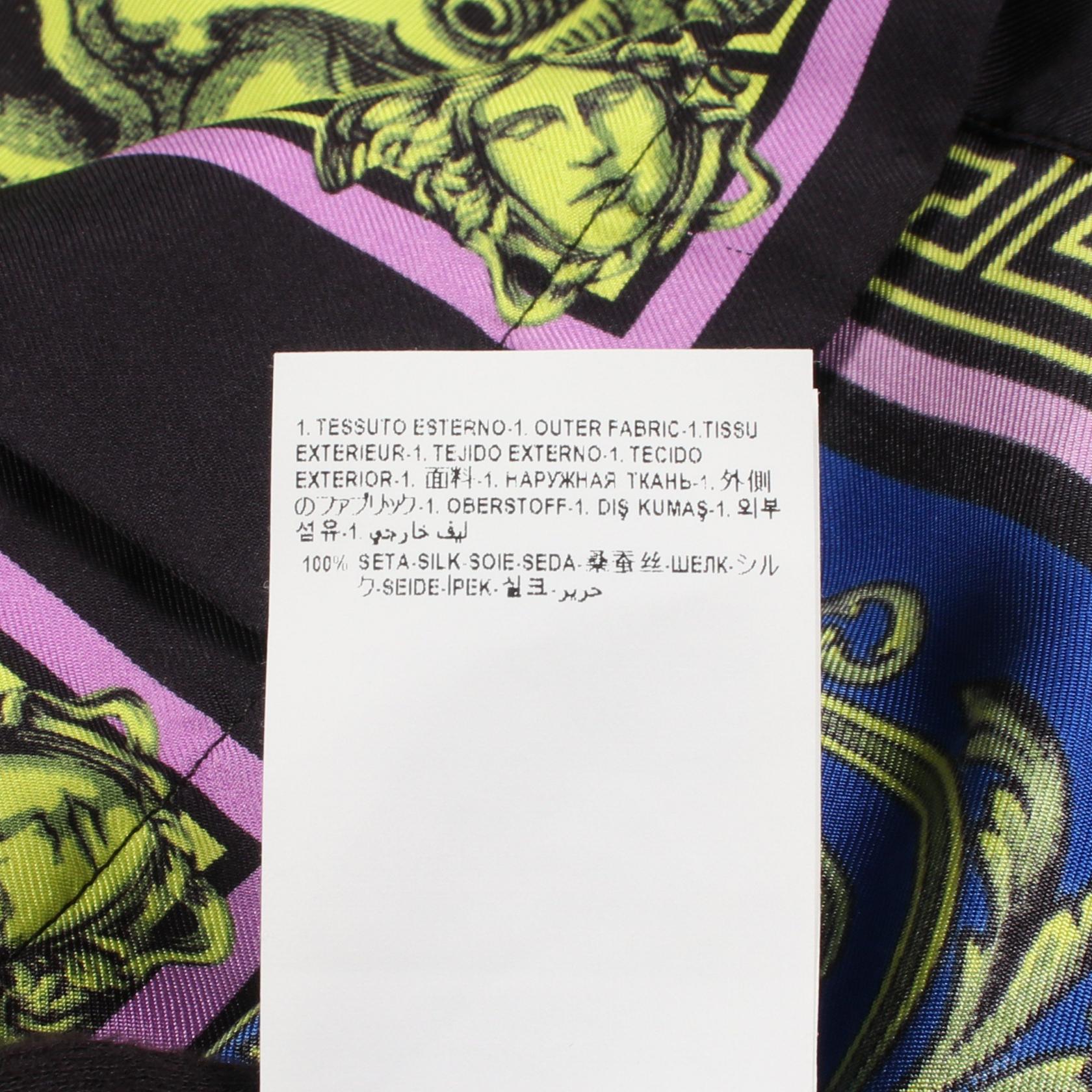 ヴェルサーチェ Le Maschere シルクトップス