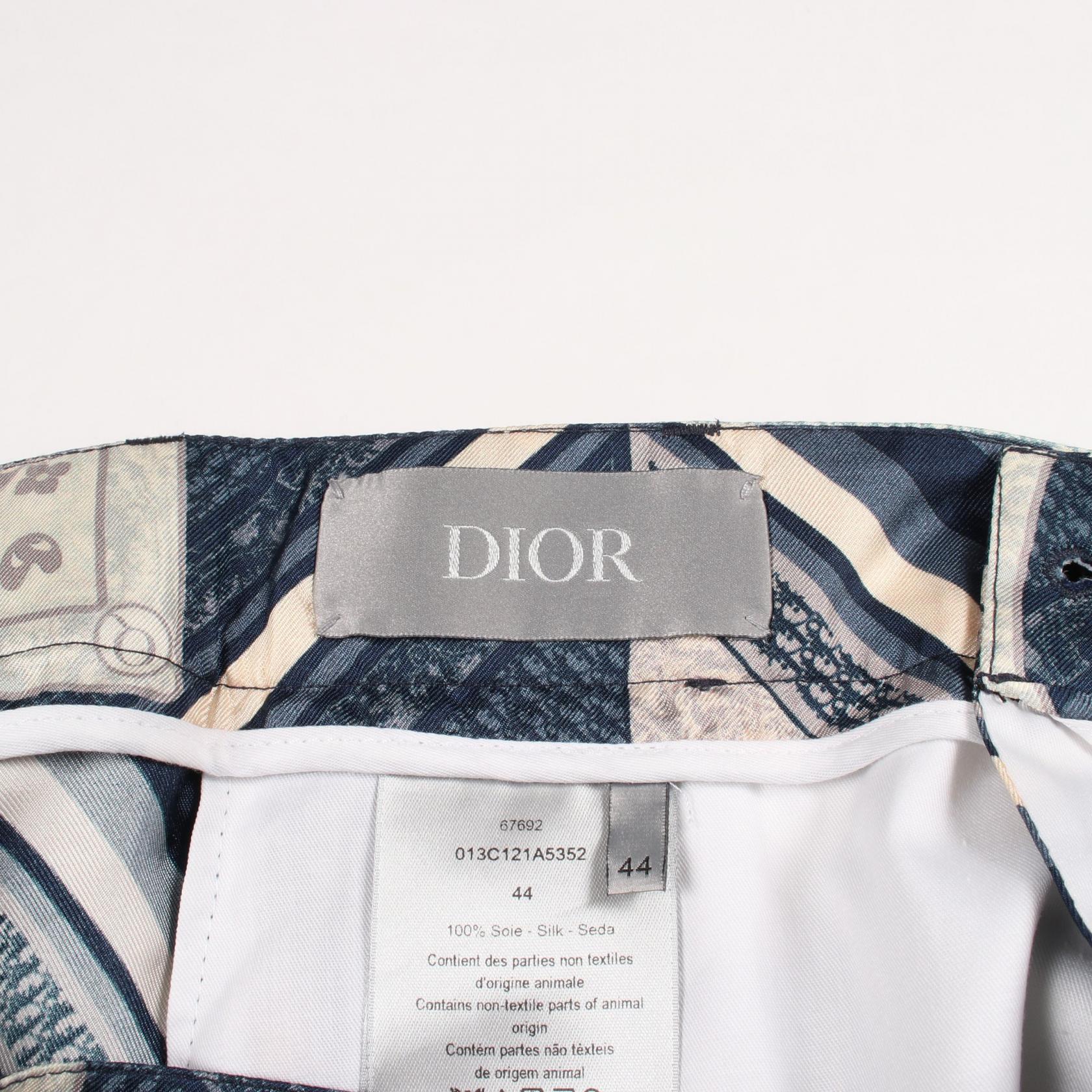 ディオール DIOR × KENNY SCHARF シルクショートパンツ