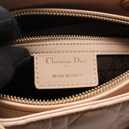 ディオール LADY DIOR レザー 2wayハンドバッグ