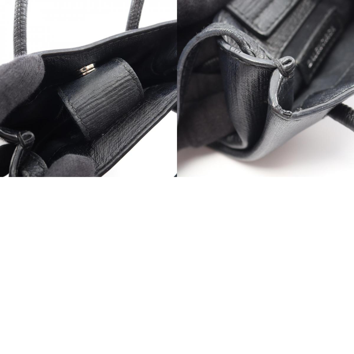バレンシアガ SHOPPING PHONE HOLDER レザー2wayショルダーバッグ