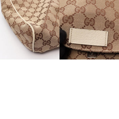グッチ GGキャンバス レザー ショルダーバッグ