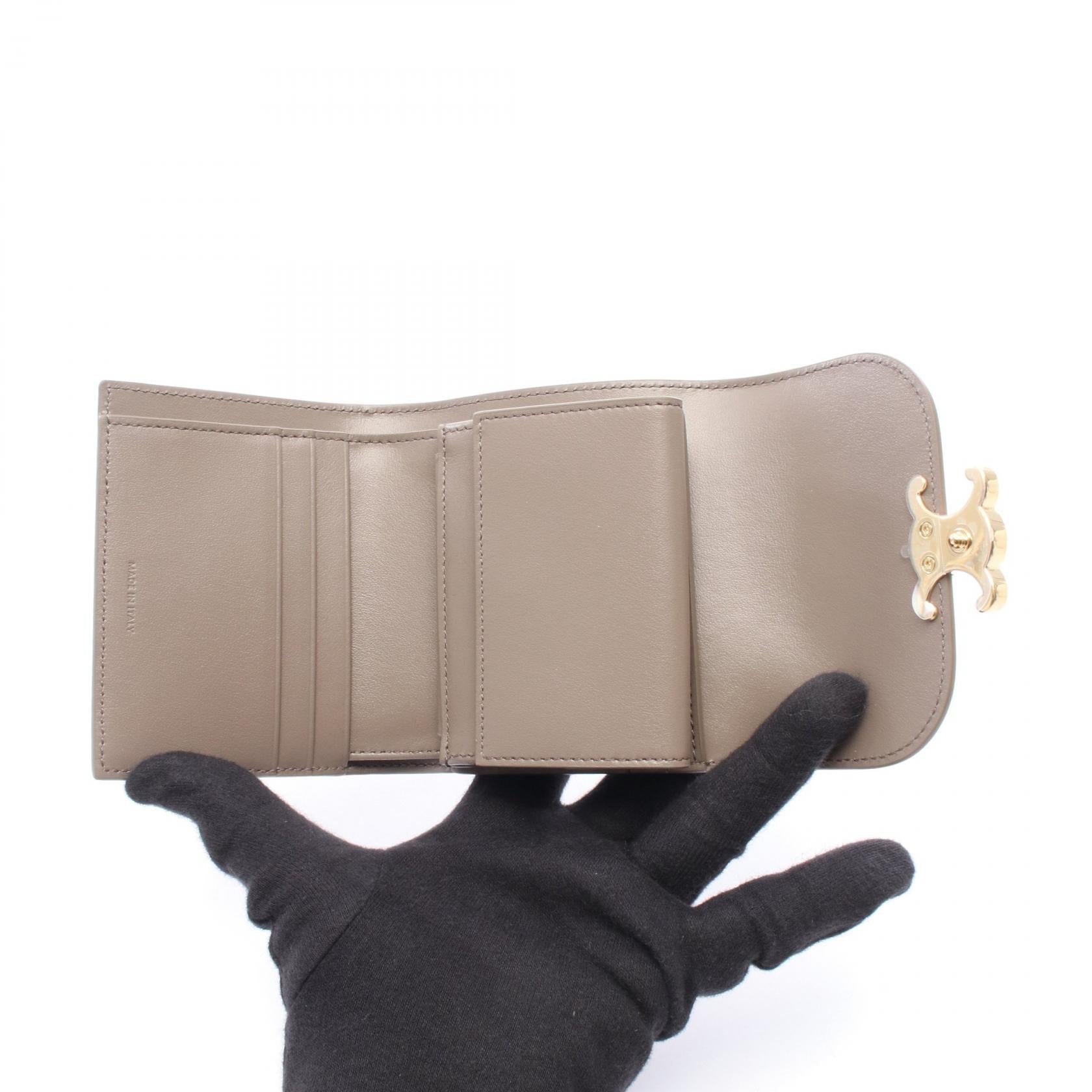 セリーヌ スモールフラップウォレット レザー 財布