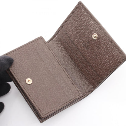 グッチ オフィディア GGスプリーム レザー PVCコーティングキャンバス 二つ折り財布