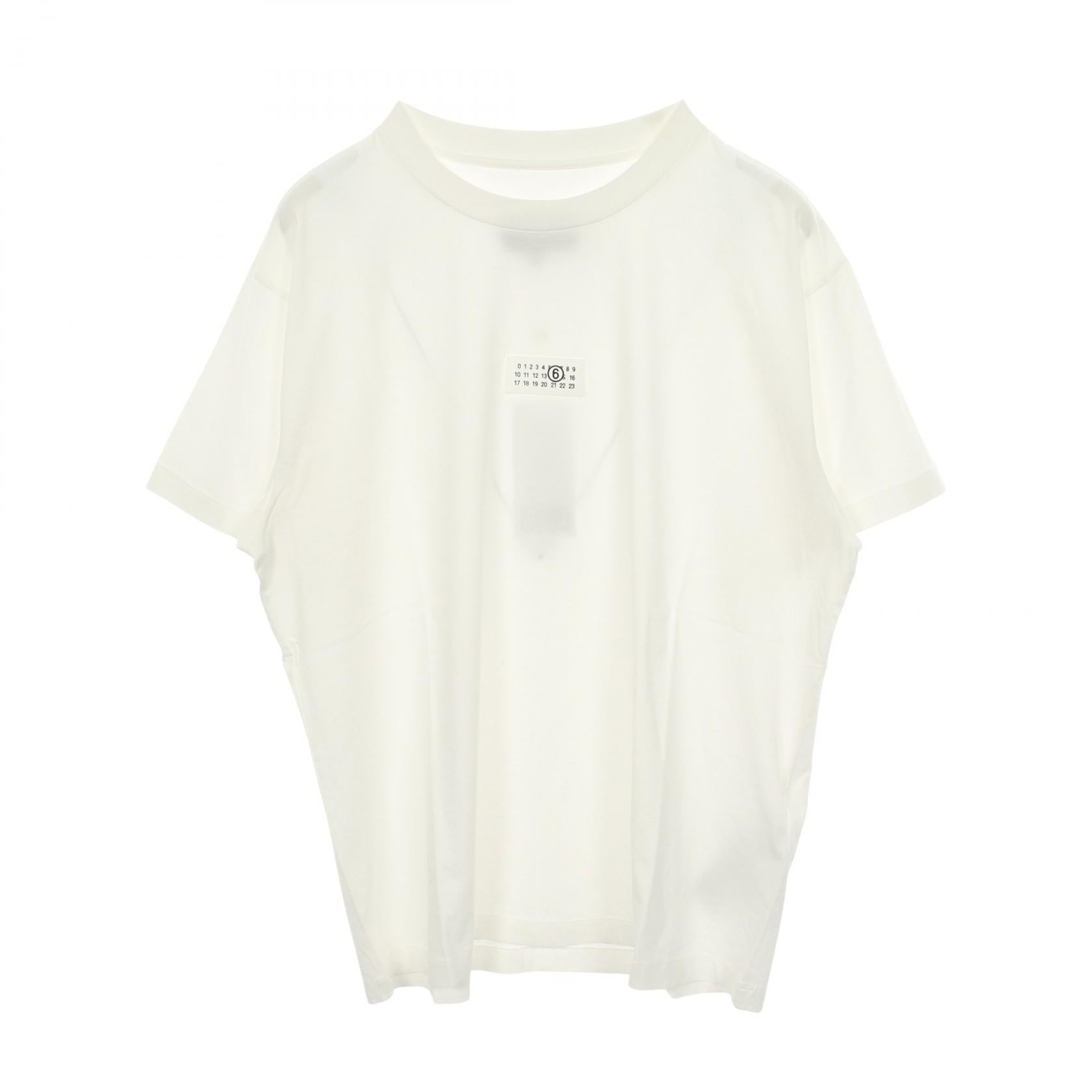 エムエムシックス ニューメリックロゴ コットン 半袖Tシャツ