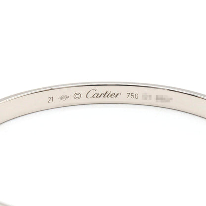 カルティエ ラブオープン Au750 バングル 21号