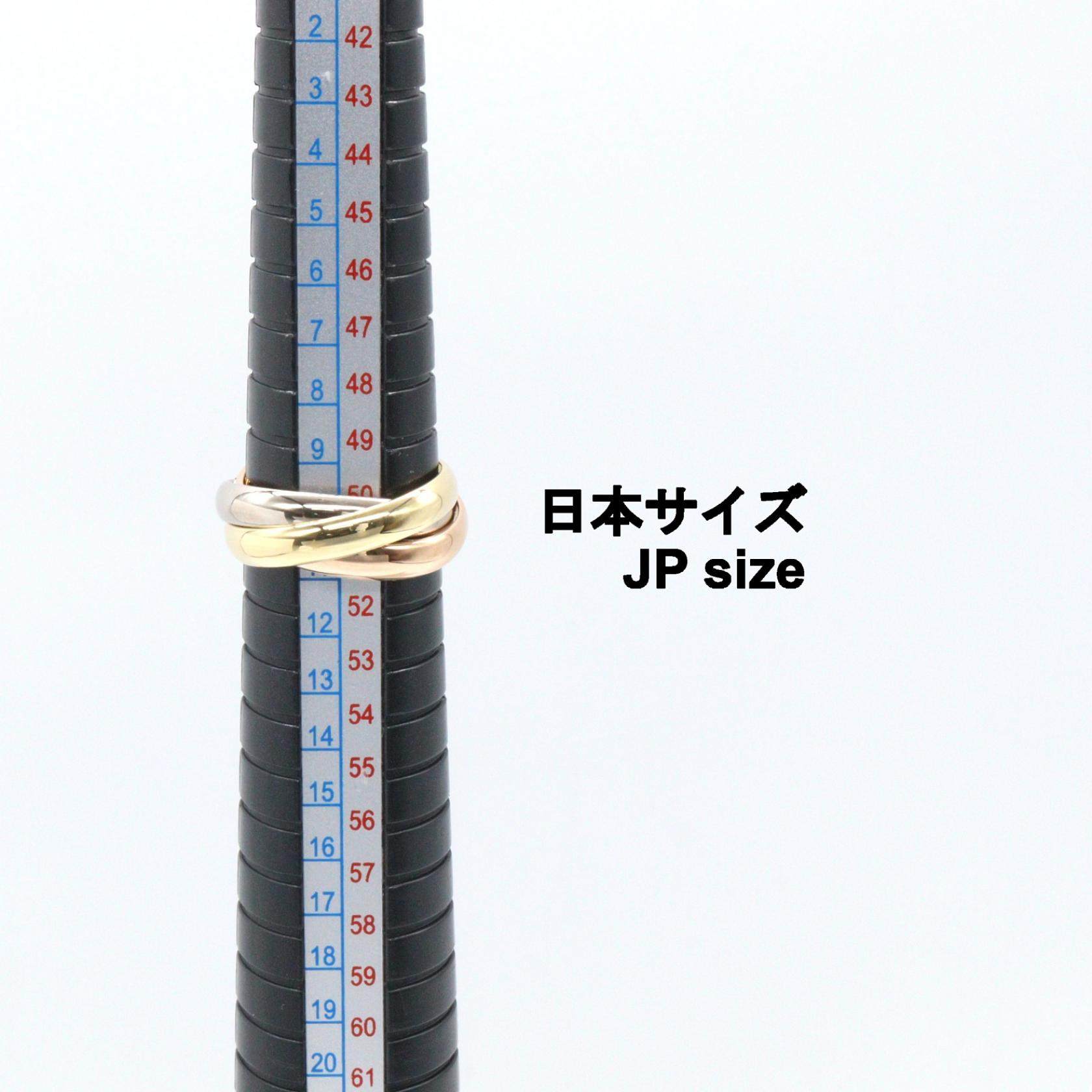 カルティエ トリニティ Au750 リング 51号