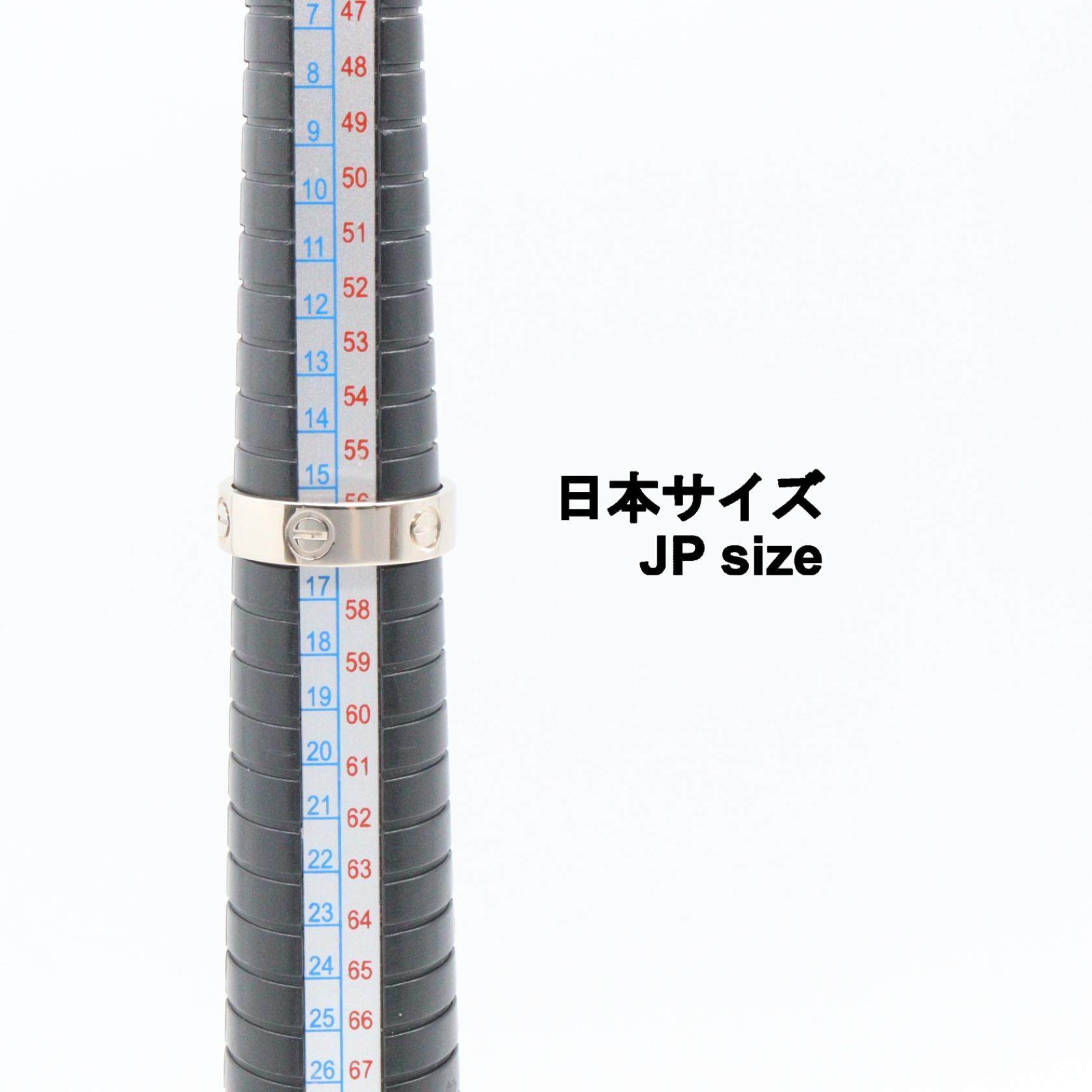 カルティエ ラブ Au750ホワイトゴールド リング 17号