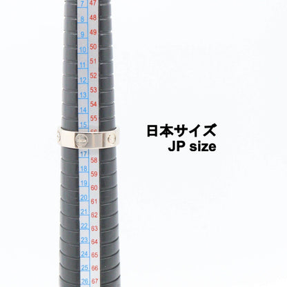 カルティエ ラブ Au750ホワイトゴールド リング 17号