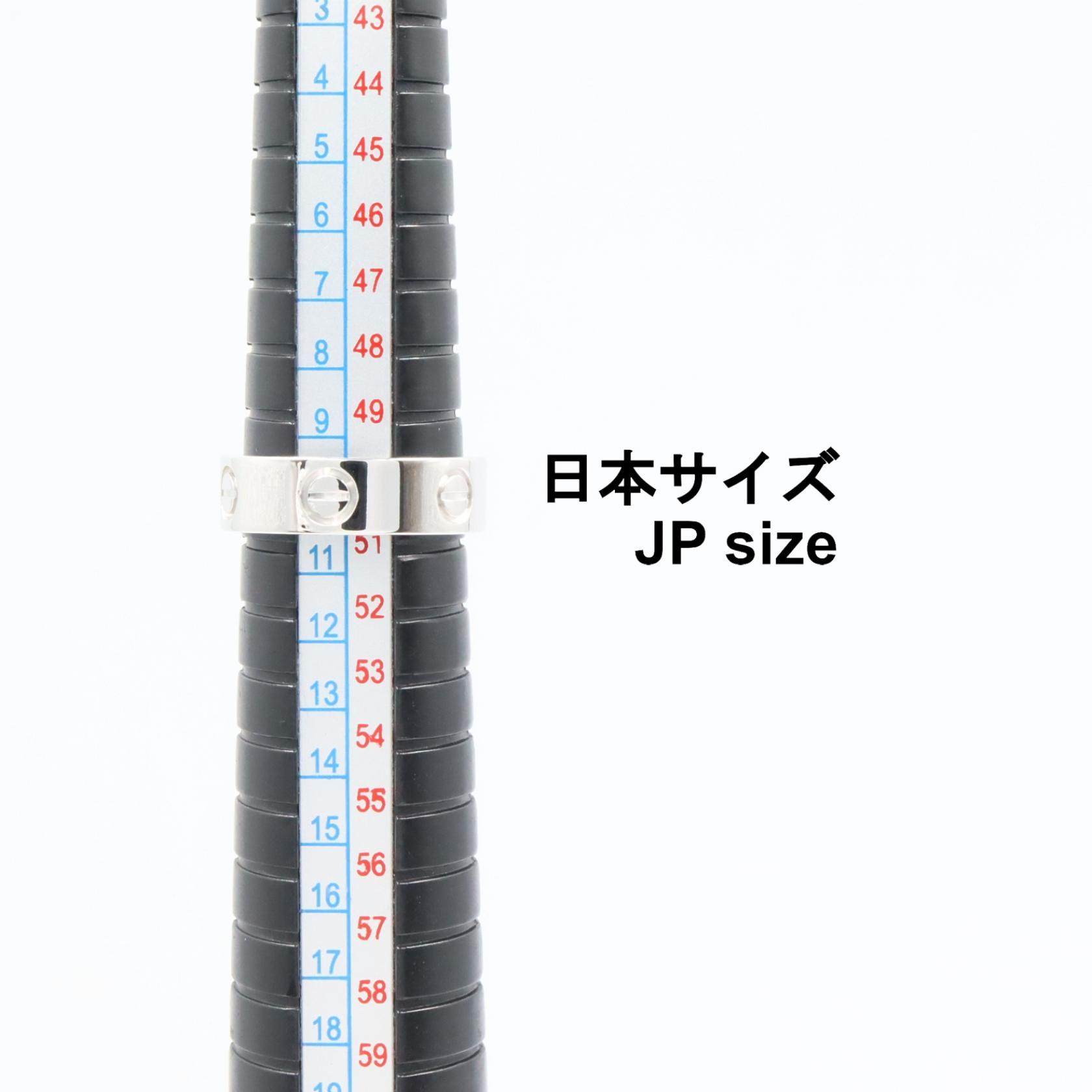 カルティエ ラブ K18ホワイトゴールド リング 51号