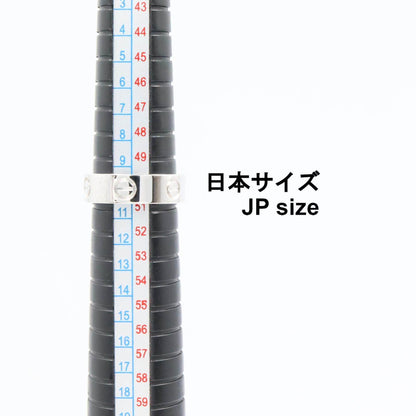 カルティエ ラブ K18ホワイトゴールド リング 51号