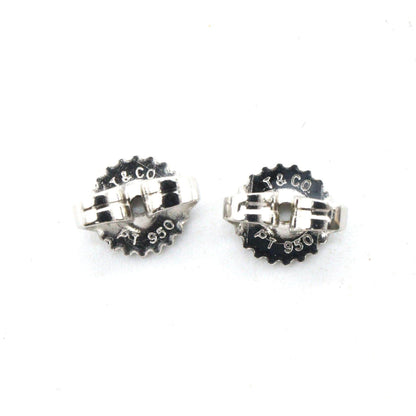 ティファニー ベゼルセット Pt950プラチナ ダイヤモンド ピアス