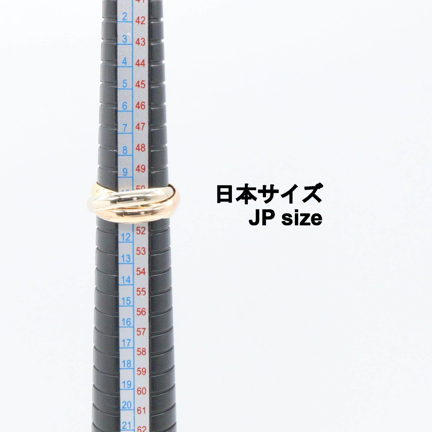 カルティエ トリニティ Au750 リング 51号