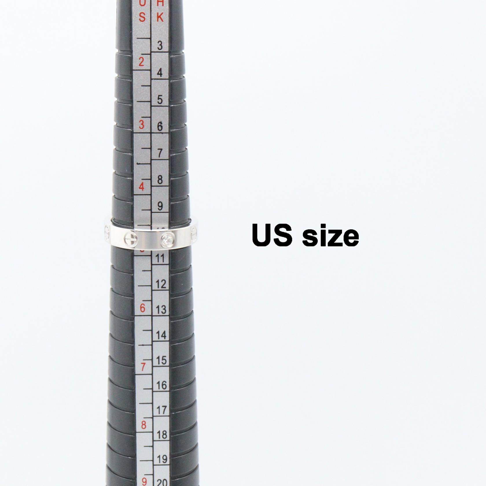 カルティエ ミニラブ Au750 ダイヤモンドリング 8号