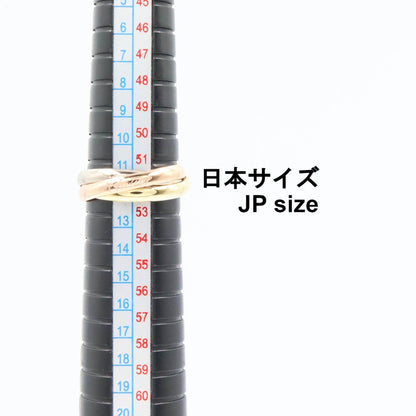 カルティエ トリニティ Au750 リング 52号