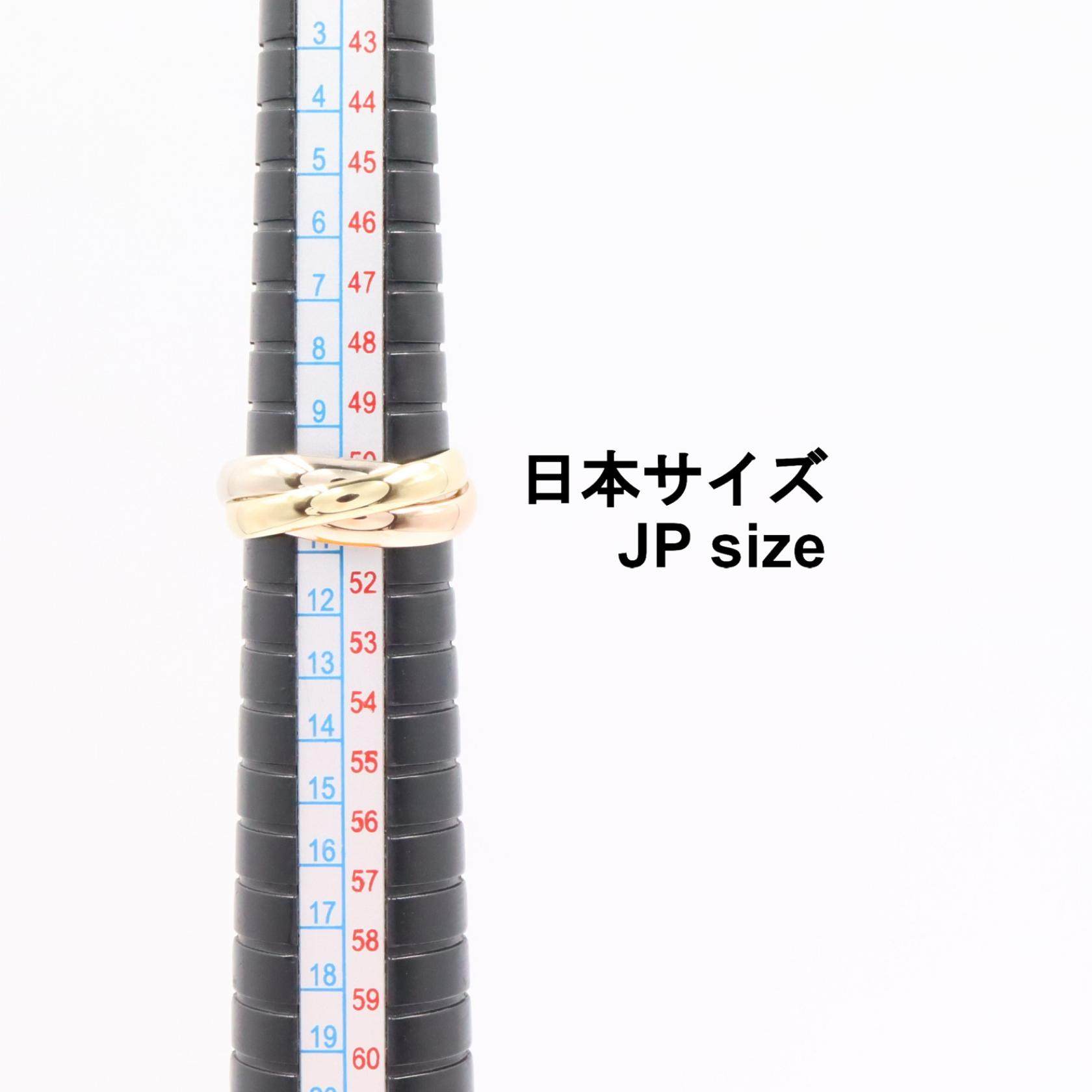 カルティエ トリニティ Au750 リング 10号