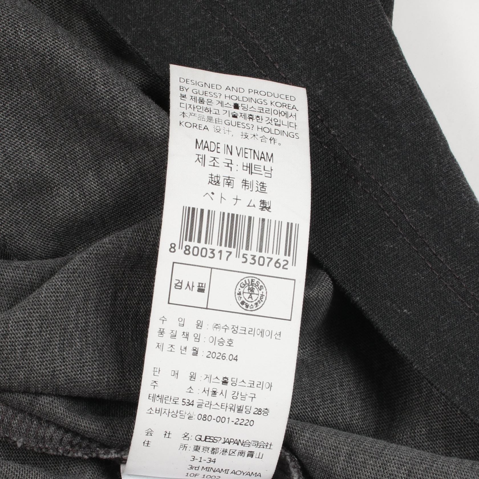ゲス コットン半袖Tシャツ
