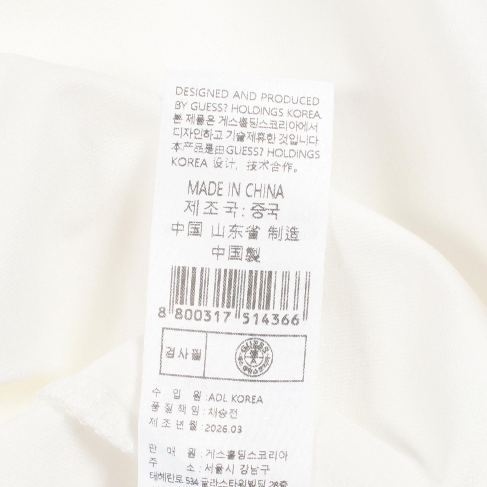 ゲス コットン半袖Tシャツ