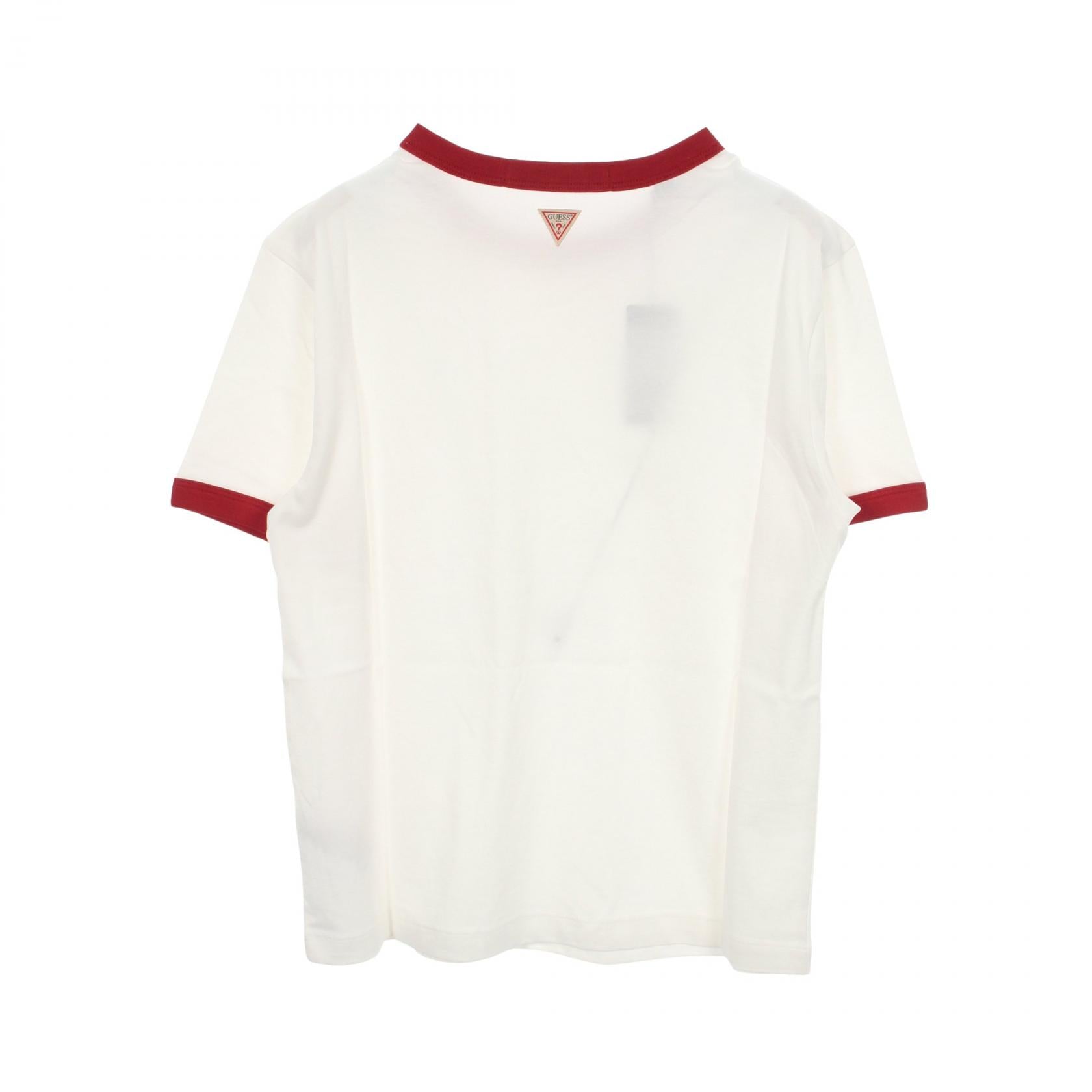 ゲス スターグラフィックロゴ コットンTシャツ