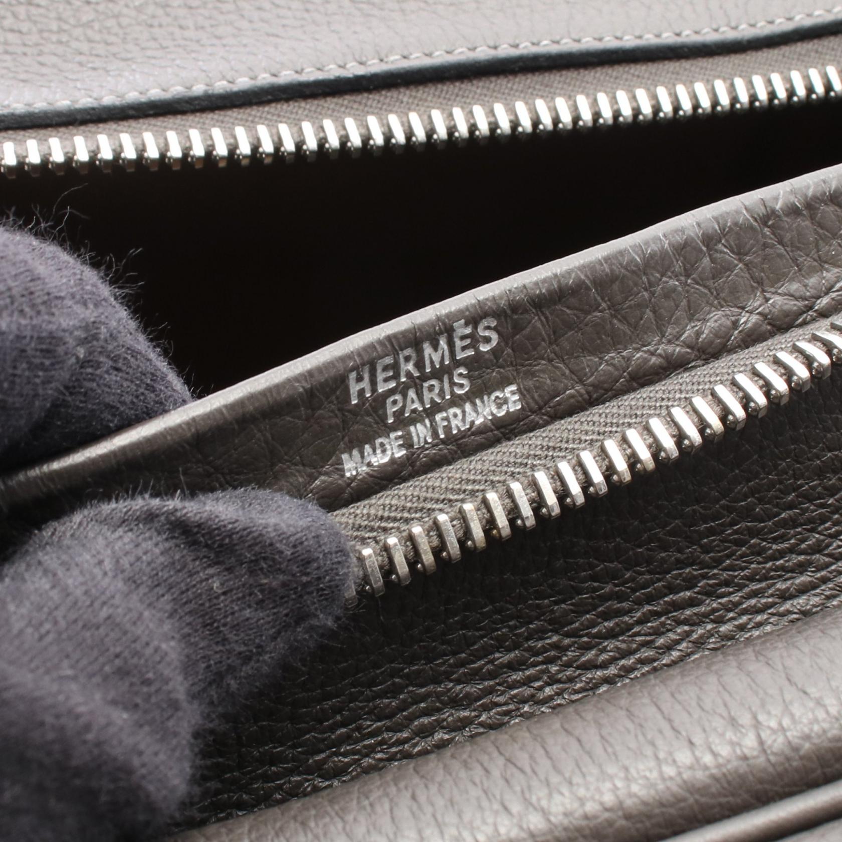エルメス プリュム45 トリヨンクレマンス ボストンバッグ