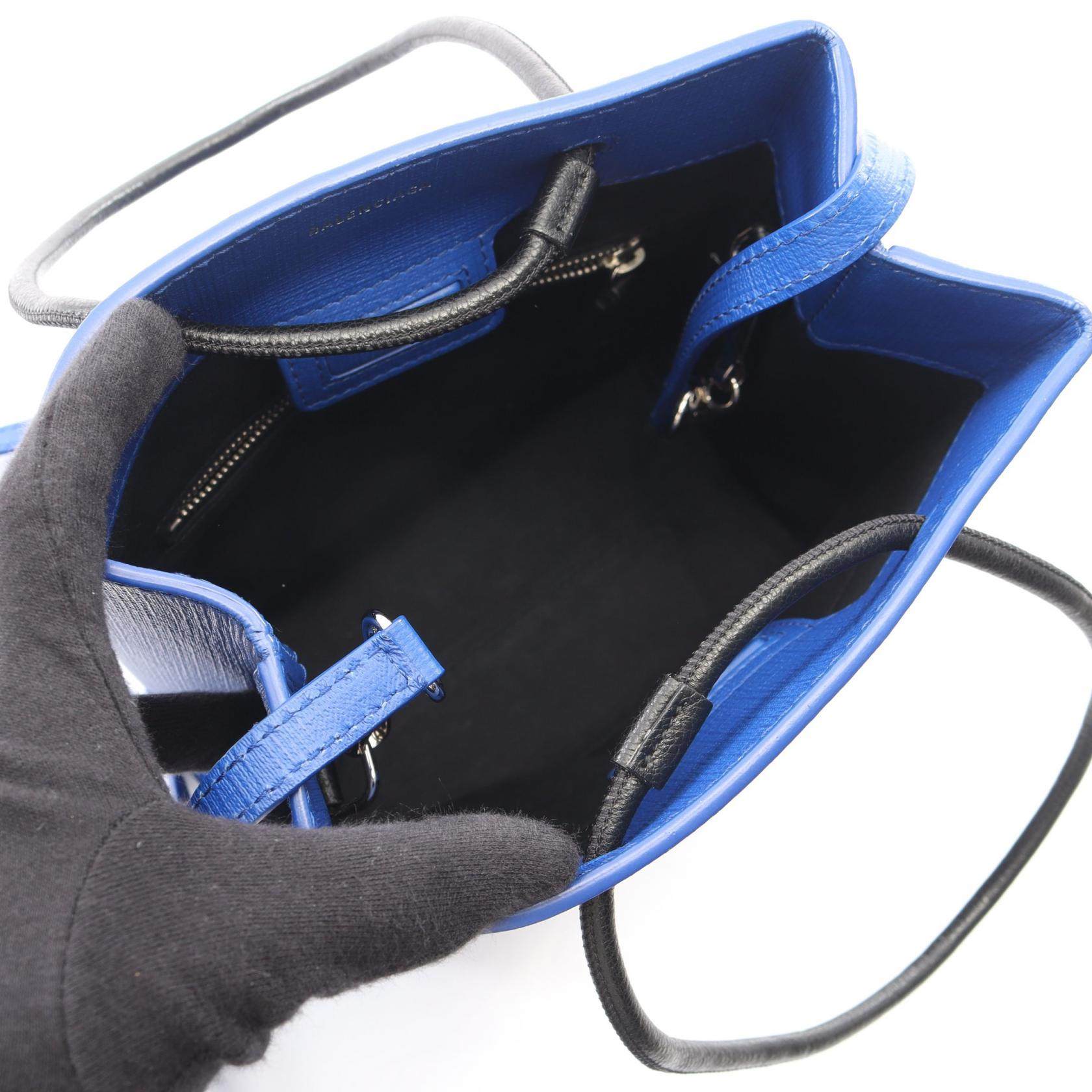 バレンシアガ ショッピングトートXXS レザー2wayトートバッグ
