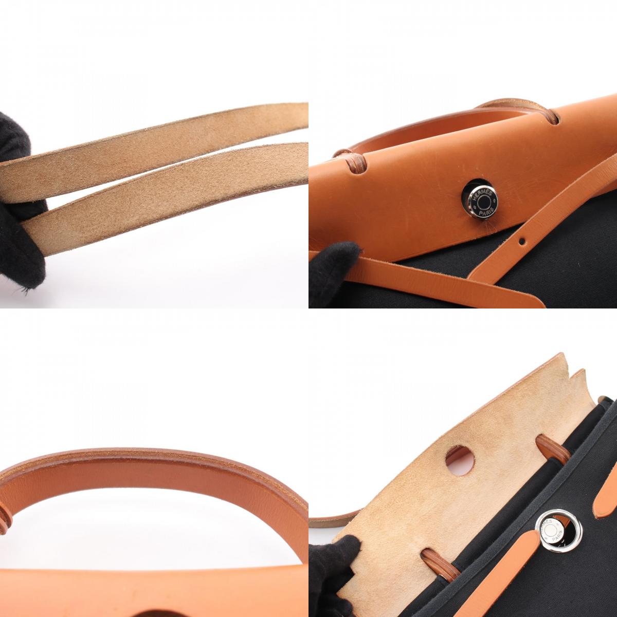 エルメス エールバッグPM トワルオフィシエ ヴァッシュハンター ハンドバッグ