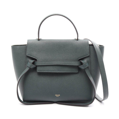 セリーヌ BELT BAG MICRO レザーハンドバッグ