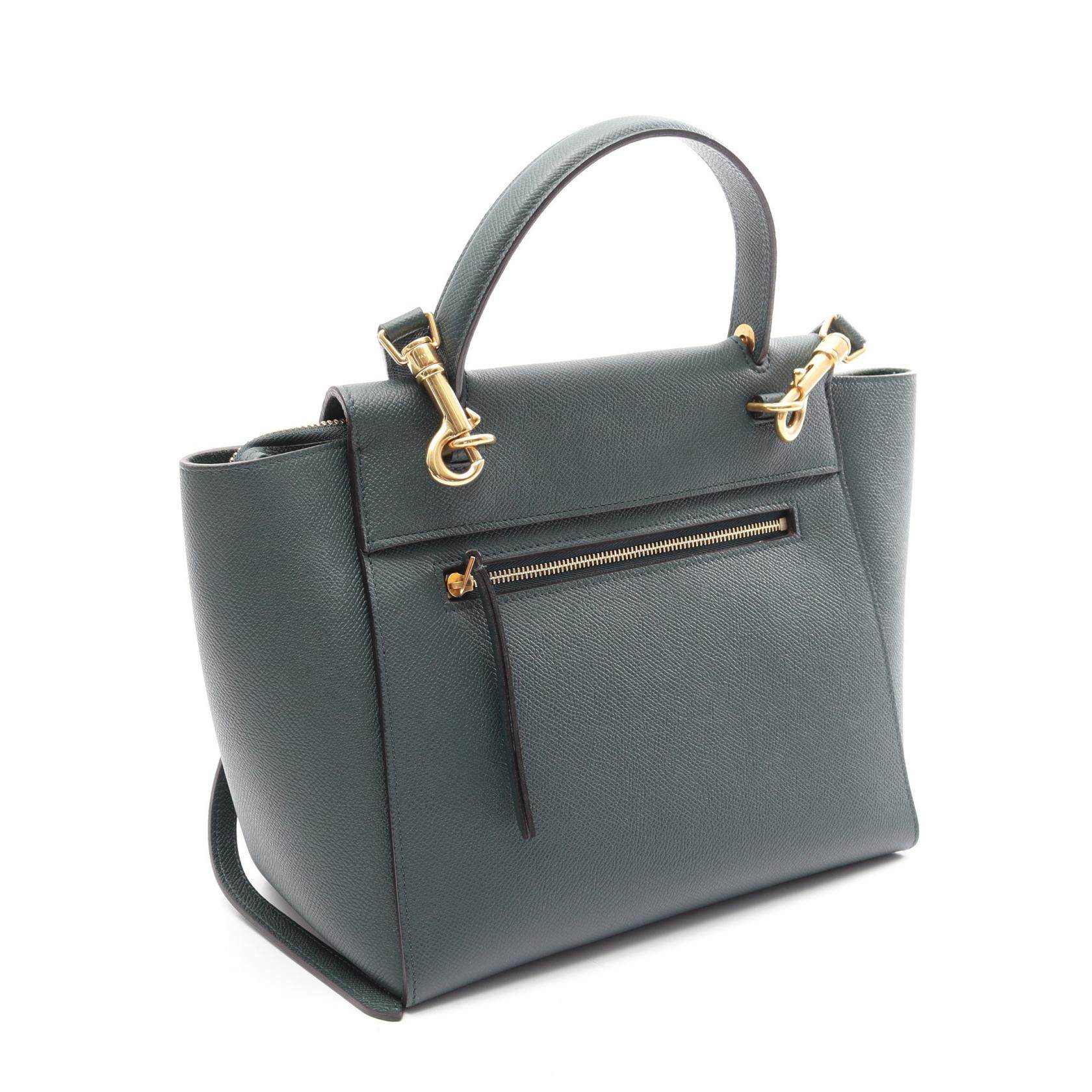 セリーヌ BELT BAG MICRO レザーハンドバッグ