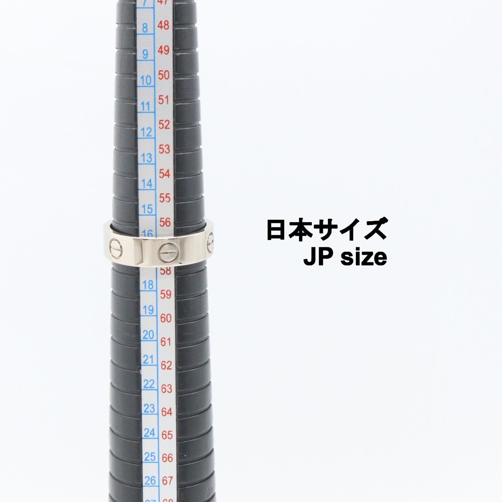 カルティエ ラブ Au750ホワイトゴールド リング 16号