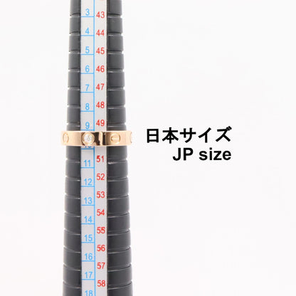 カルティエ ミニラブ K18PG ダイヤモンドリング 9.5号