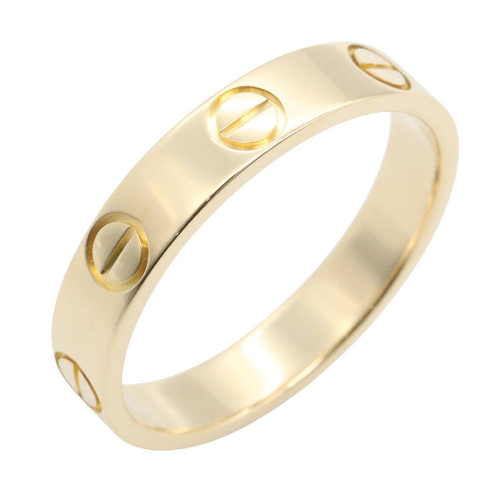 カルティエ ミニラブ Au750 リング 9号