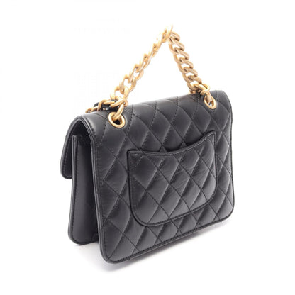 シャネル マトラッセ スモールフラップ ラムスキン 2WAYショルダーバッグ