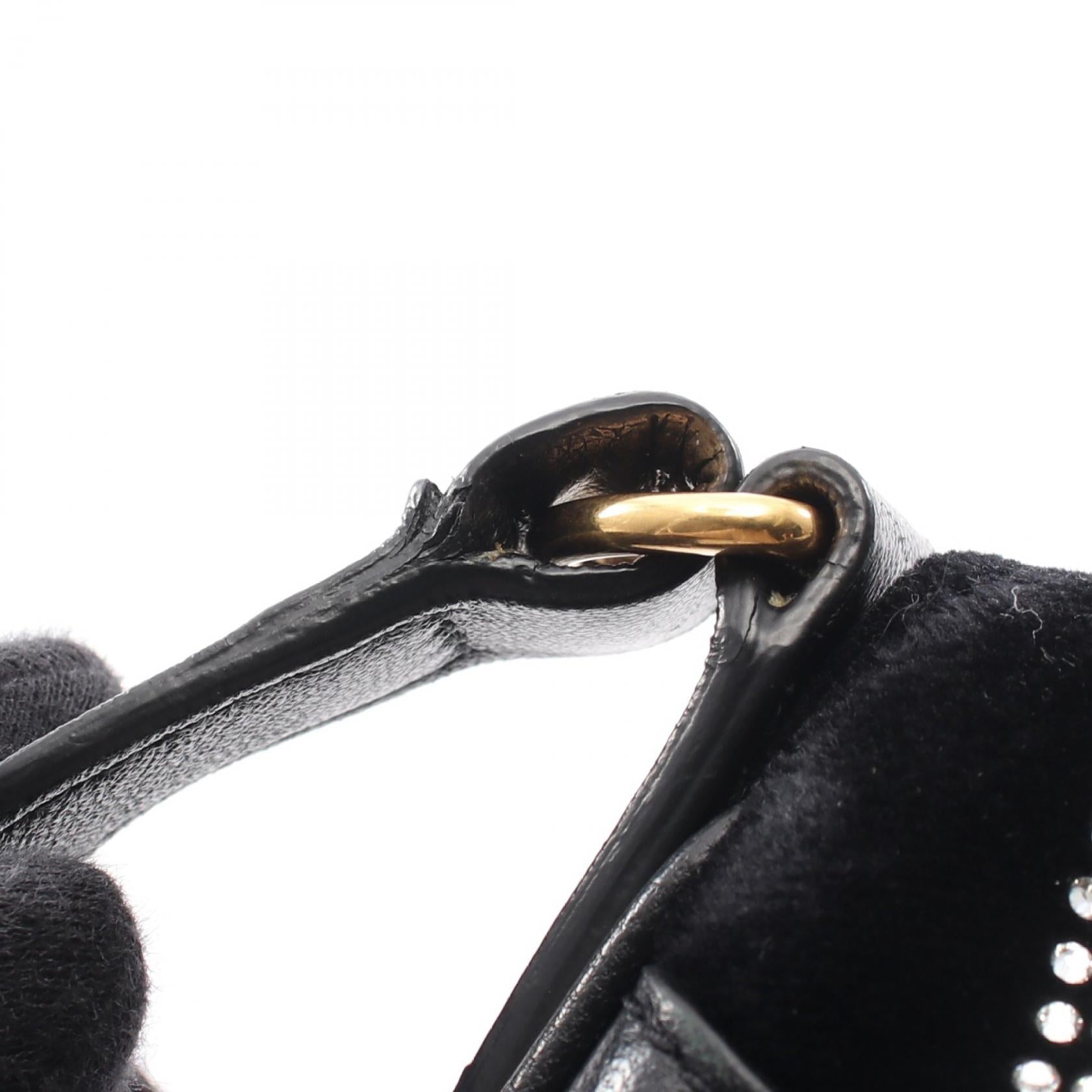 バレンシアガ スーベニア レザー ファブリック ウエストバッグ