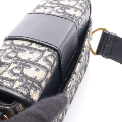 ディオール 30 MONTAIGNE オブリーク キャンバス レザー ショルダーバッグ