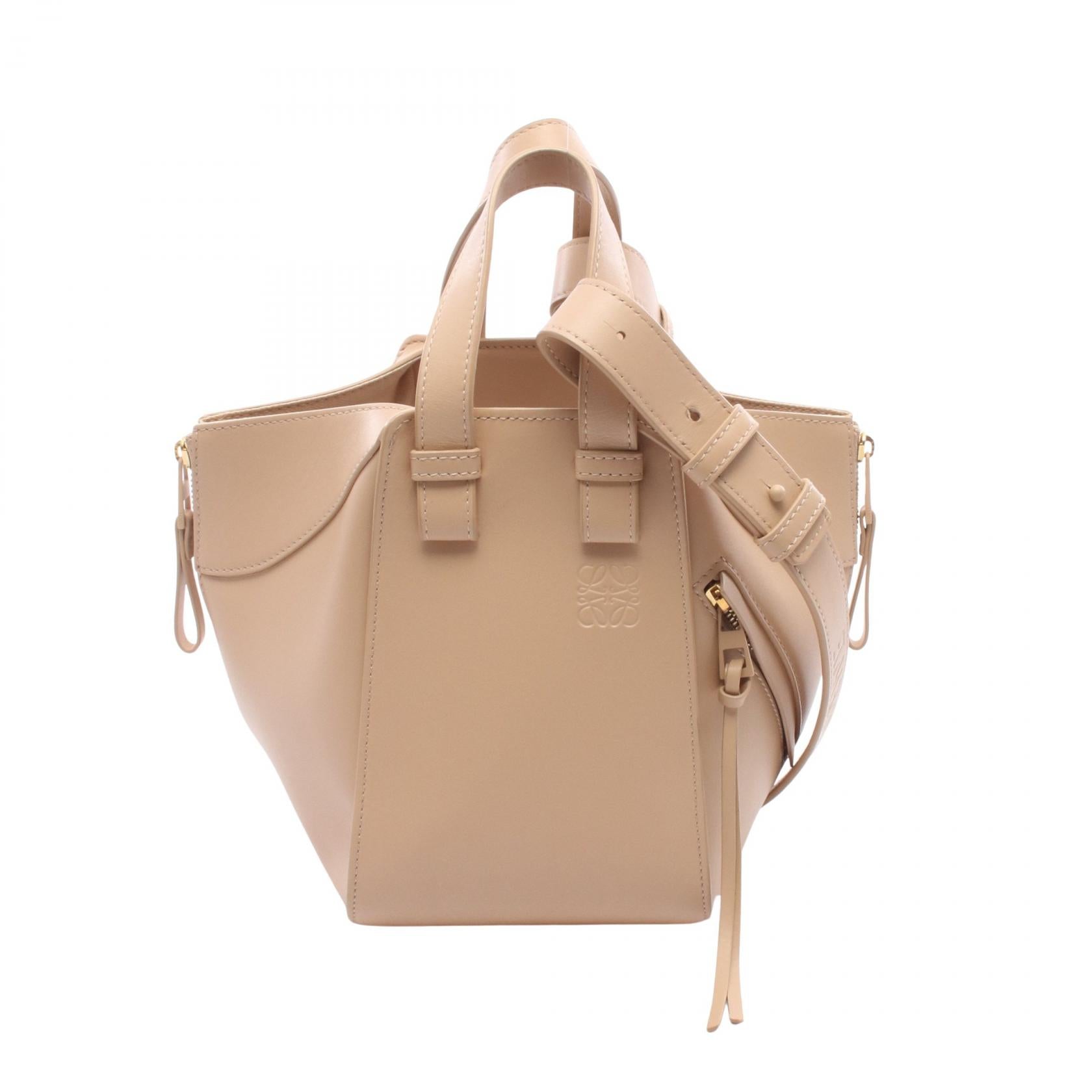 ロエベ ハンモックバッグコンパクト レザー2wayハンドバッグ