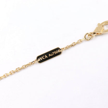 ヴァンクリーフアンドアーペル ヴィンテージアルハンブラ Au750 カーネリアン ネックレス