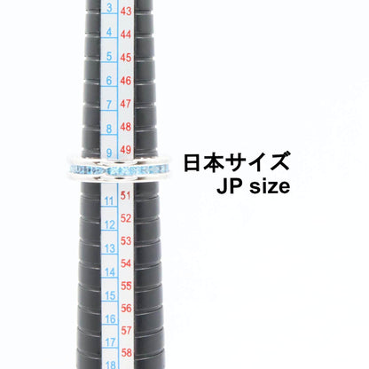 ブルガリ ビーゼロワン K18WG ブルートパーズ リング 50号