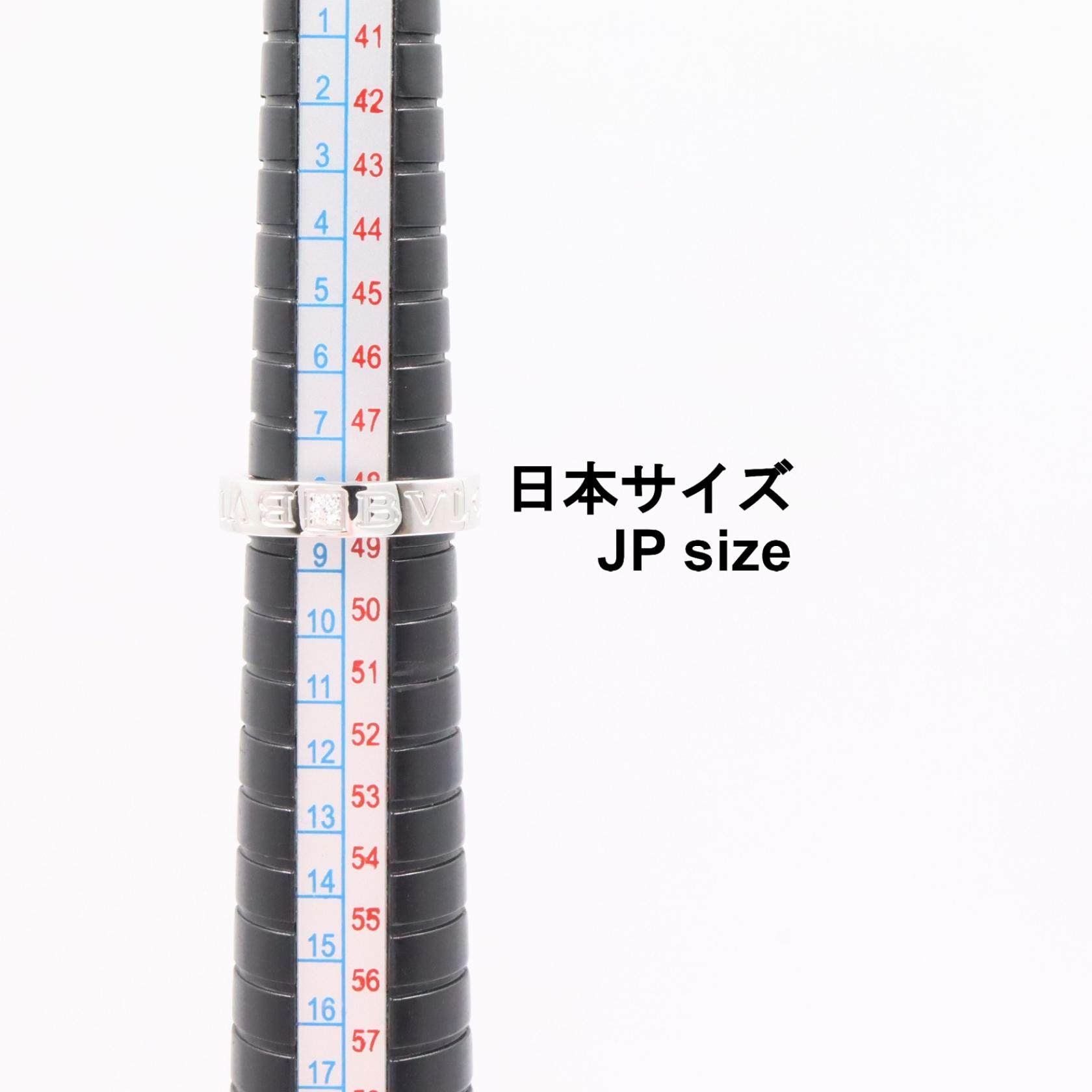 ブルガリ ビーゼロワン K18WG ダイヤモンド リング 8号