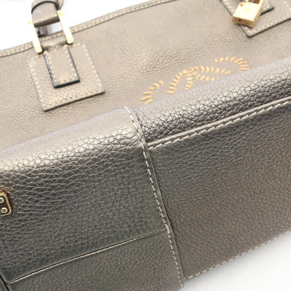 ロエベ アマソナ レザー ハンドバッグ